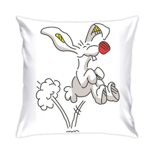 Подушка с принтом Rabbit