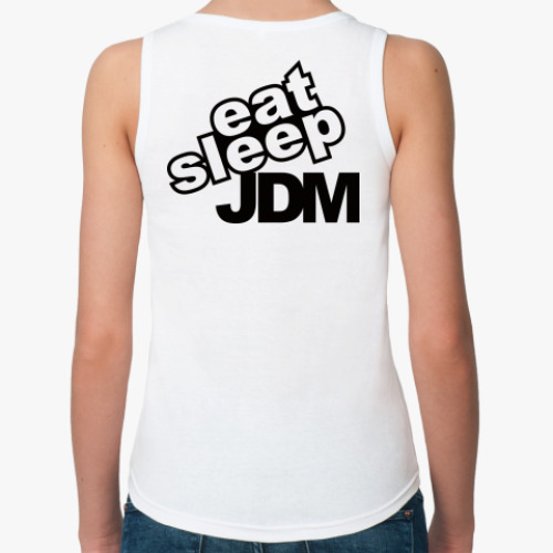 Женская майка с принтом  JDM as F*ck