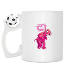 Кружка с футбольным мячиком