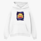 Толстовка худи оверсайз