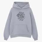 Толстовка худи оверсайз