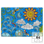 Узор с одуванчиками