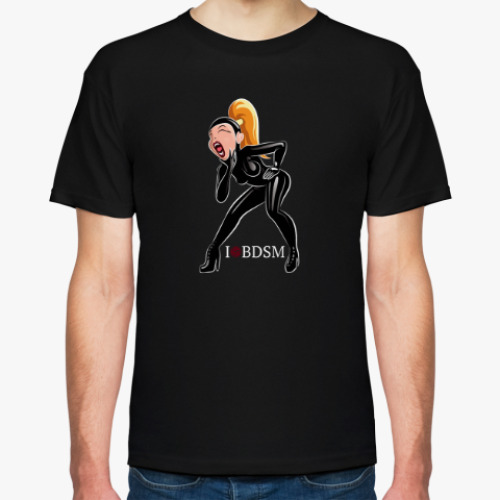 Футболка Bdsm latex girl