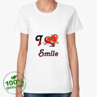 Женская футболка органик