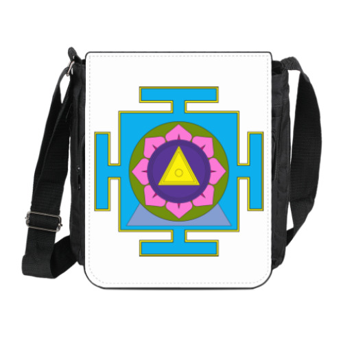 Сумка на плечо (мини-планшет) с принтом Янтра Марса