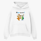 Толстовка худи оверсайз