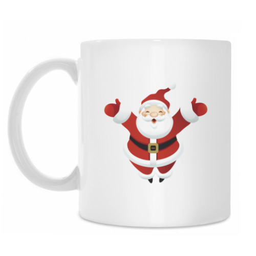 Кружка с принтом 'Дед Мороз'