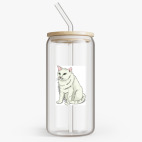 Банка с бамбуковой крышкой