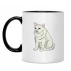 Кружка двухцветная