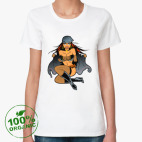 Женская футболка органик