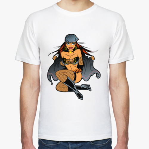 Футболка с принтом Стриптиз