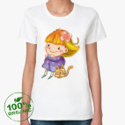 Женская футболка органик