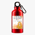 Металлическая бутылка 400 мл UV-DTF