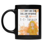 Кружка цветная UV-DTF