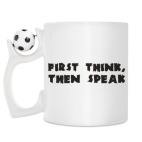 Кружка с футбольным мячиком