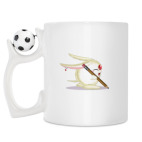 Кружка с футбольным мячиком