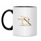 Кружка двухцветная