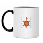 Кружка двухцветная