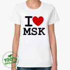 Женская футболка органик