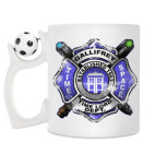 Кружка с футбольным мячиком
