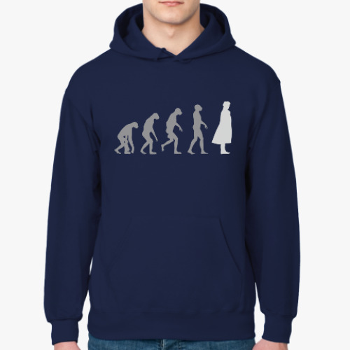 Толстовка худи с принтом Sherlock Evolution