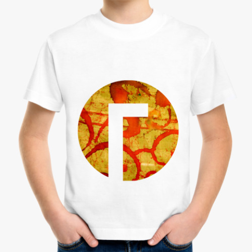 Детская футболка с принтом Alphabet