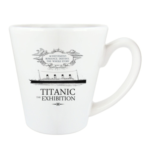 Чашка Латте с принтом Titanic-Exhibition