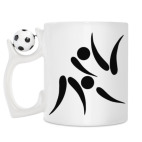 Кружка с футбольным мячиком