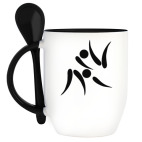 Кружка с ложкой