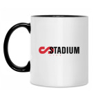 Кружка двухцветная