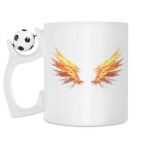 Кружка с футбольным мячиком