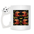 Кружка с футбольным мячиком