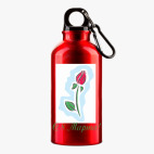 Металлическая бутылка 400 мл UV-DTF