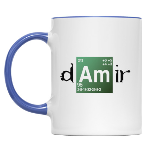 Кружка с принтом Дамир ('Во все тяжкие')