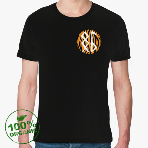 Футболка из органик-хлопка с принтом on Earth since 86