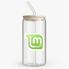 Банка с бамбуковой крышкой