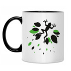 Кружка двухцветная