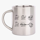 Кружка металлическая