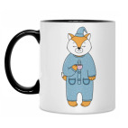 Кружка двухцветная