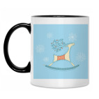 Кружка двухцветная