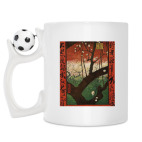 Кружка с футбольным мячиком