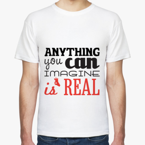 Футболка с принтом 'Real'