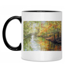 Кружка двухцветная