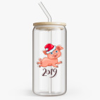 Банка с бамбуковой крышкой