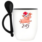 Кружка с ложкой