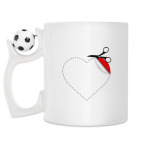 Кружка с футбольным мячиком