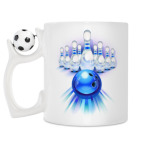 Кружка с футбольным мячиком