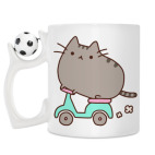 Кружка с футбольным мячиком