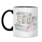 Кружка двухцветная