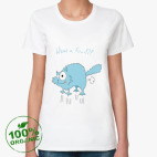 Женская футболка органик